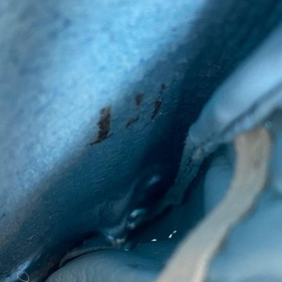 Hermès Sky Blue Leather Golf Driving Glove Size 7 - Picture 3 of 12